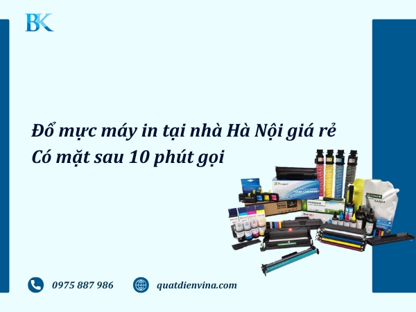 Đổ mực máy in tại nhà Hà Nội giá rẻ