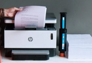 thay ống mực máy in hp noverstop 1000wop
