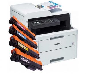 đổ mực máy in màu brother dcp l3551cdw