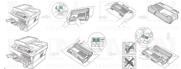 Hướng dẫn cách thay mực máy in Brother chi tiết