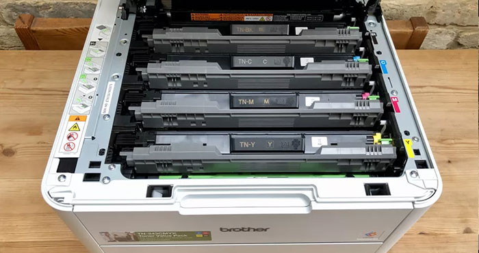 Các lưu ý khi thay mực máy in Brother