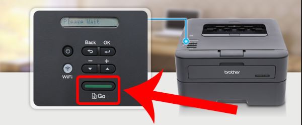 Nhấn và giữ nút Go khoảng 5s