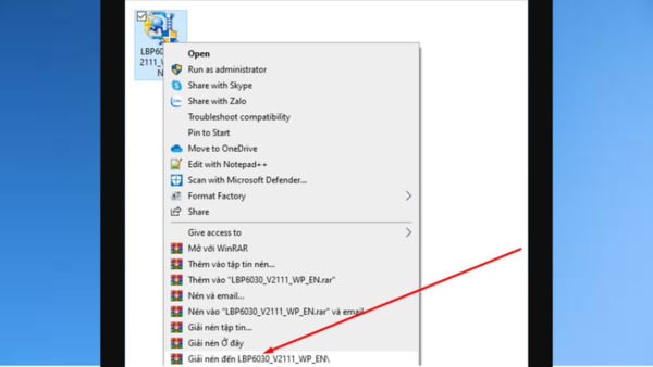 Cài lại driver máy in khắc phục lỗi máy tính không kết nối máy in 