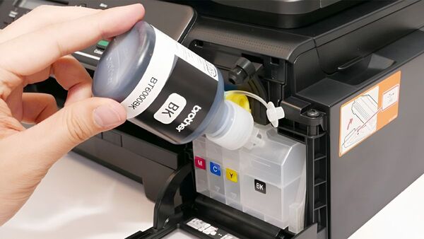 Hết mực là nguyên nhân máy in Brother báo lỗi Replace Toner