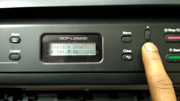 Reset lại bộ đếm mực